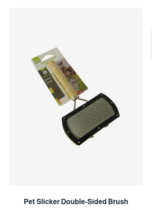 Ultimate 2-in-1 Dual-Action Pet Slicker Brush